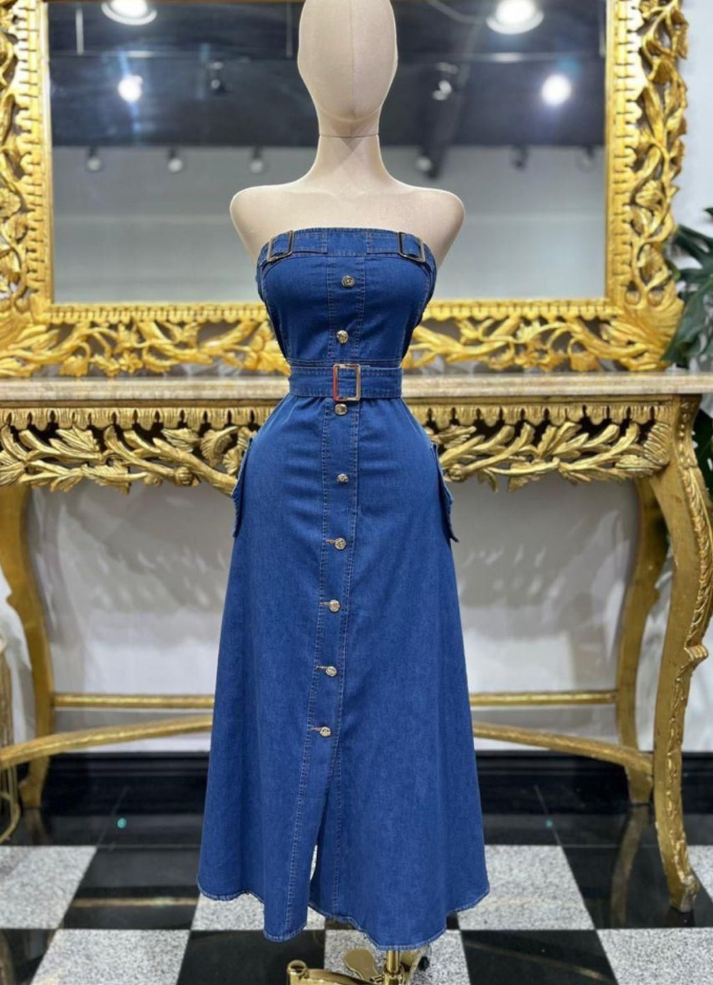 Long Jean dress